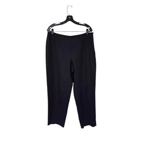 Eileen Fisher Black Lightweight Twill‎ Pants Women's Large